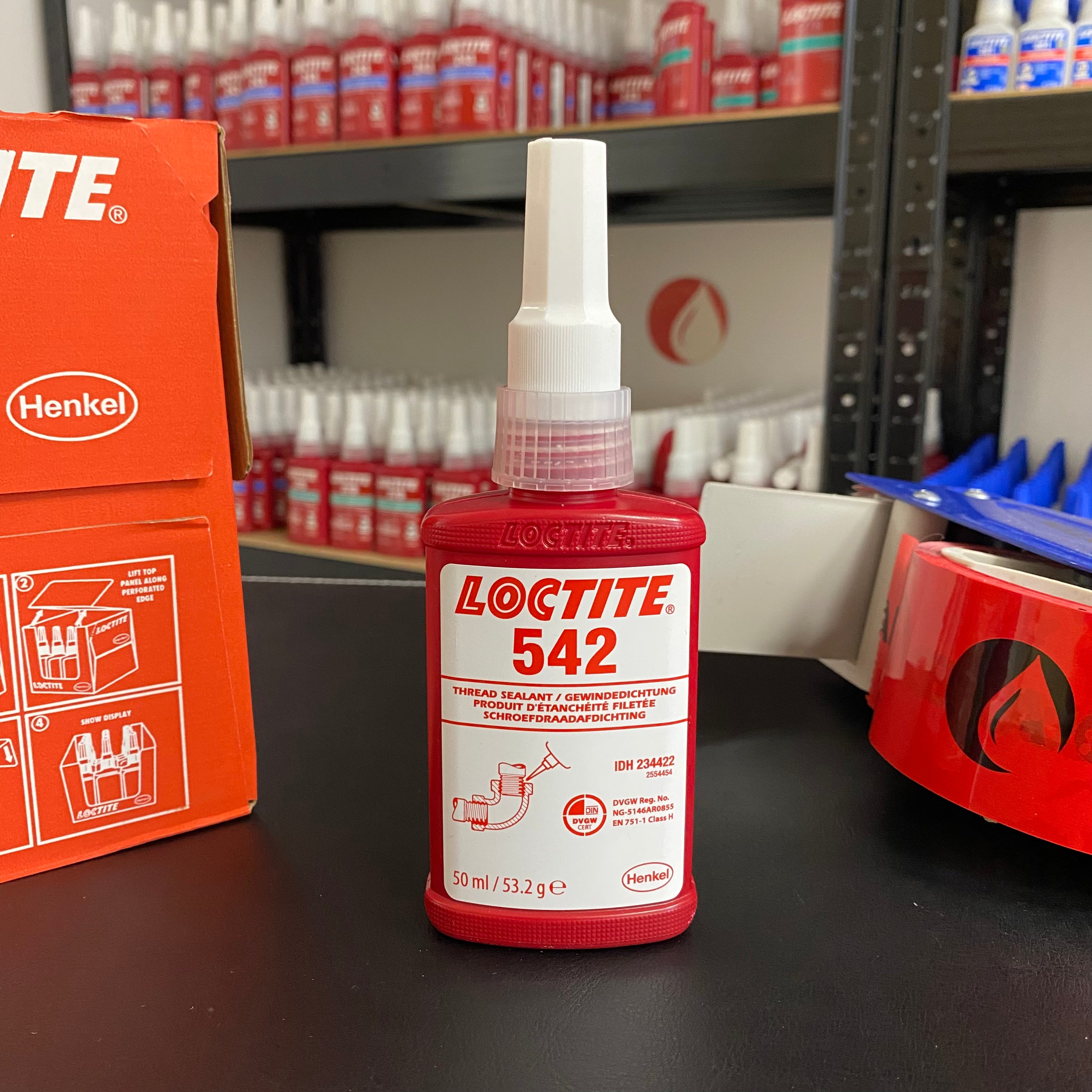 Loctite 542 - 50ml, Étanchéité de filetage haute résistance