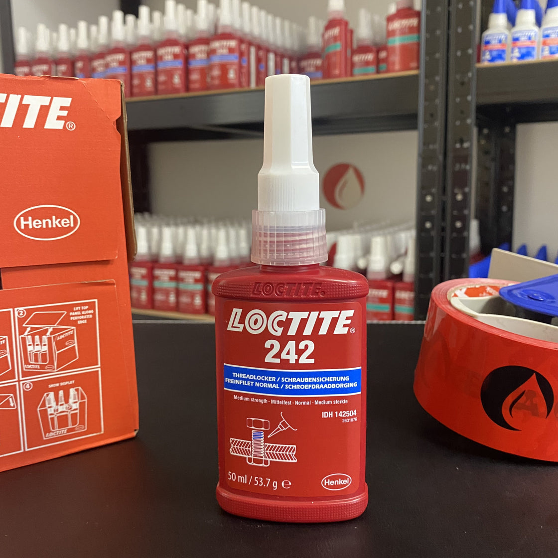 Loctite 242 – frein-filet bleu à résistance moyenne