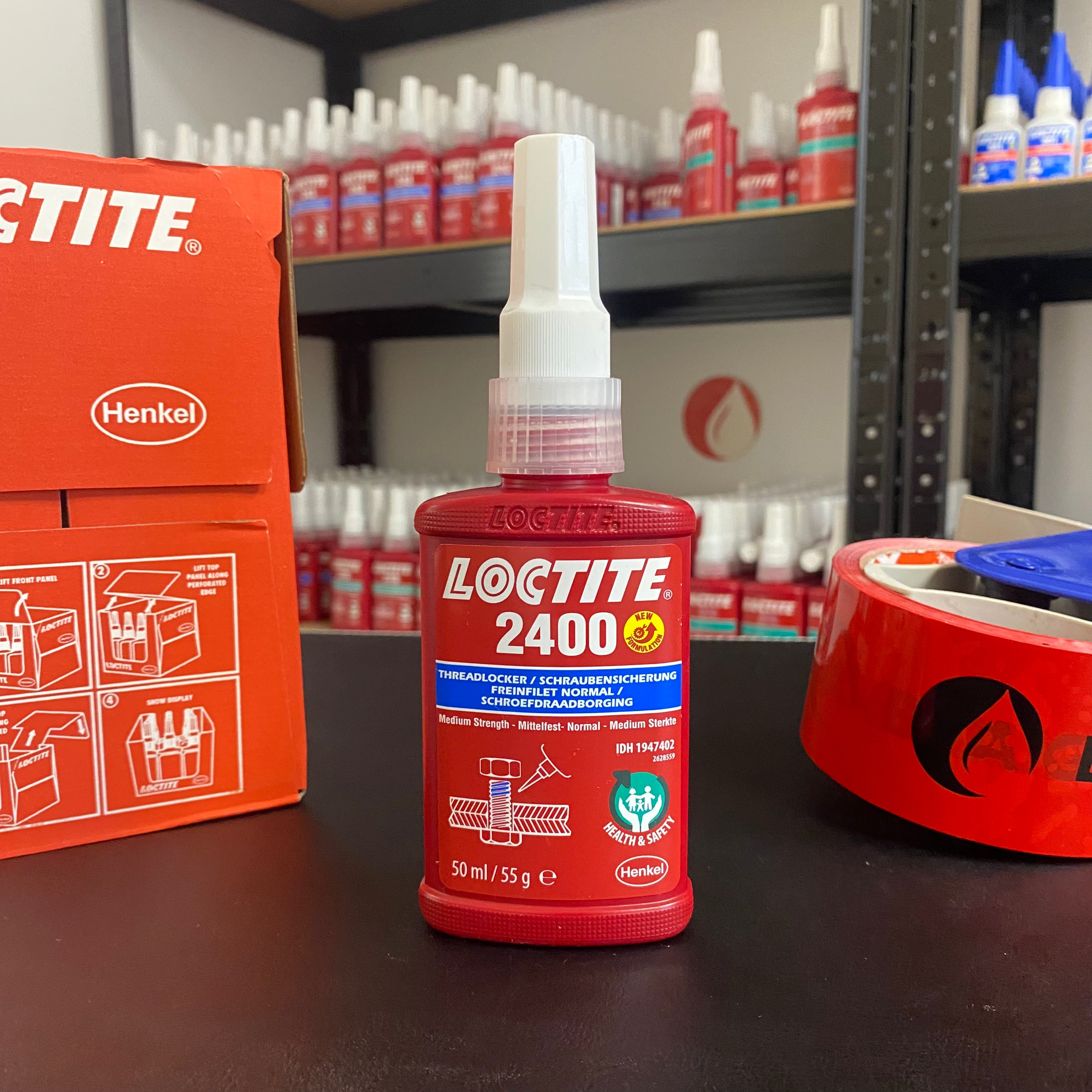 Loctite 2400 - 50ml, Freinfilet moyenne résistance