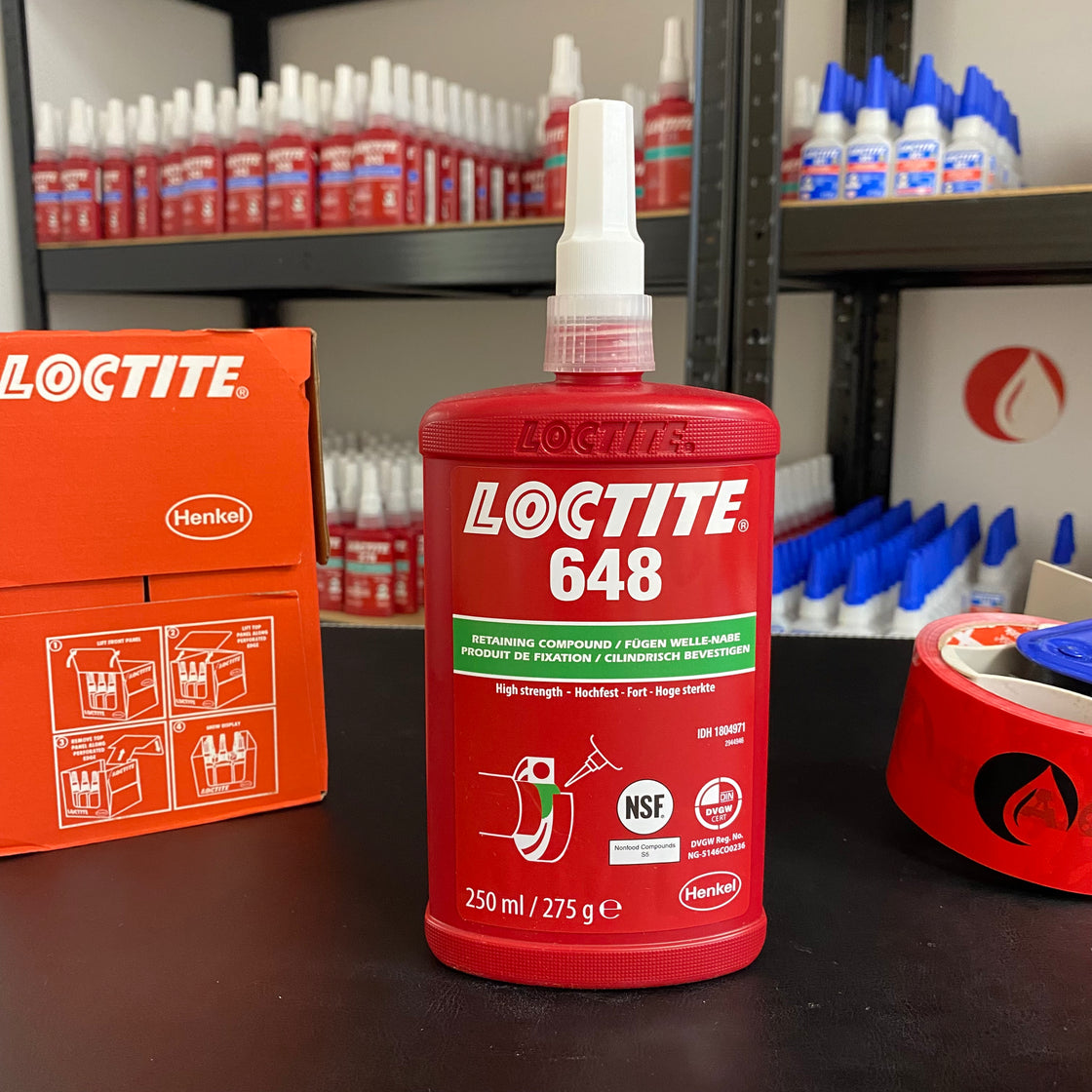 Loctite 648 – adhésif de fixation haute résistance pour pièces métalliques