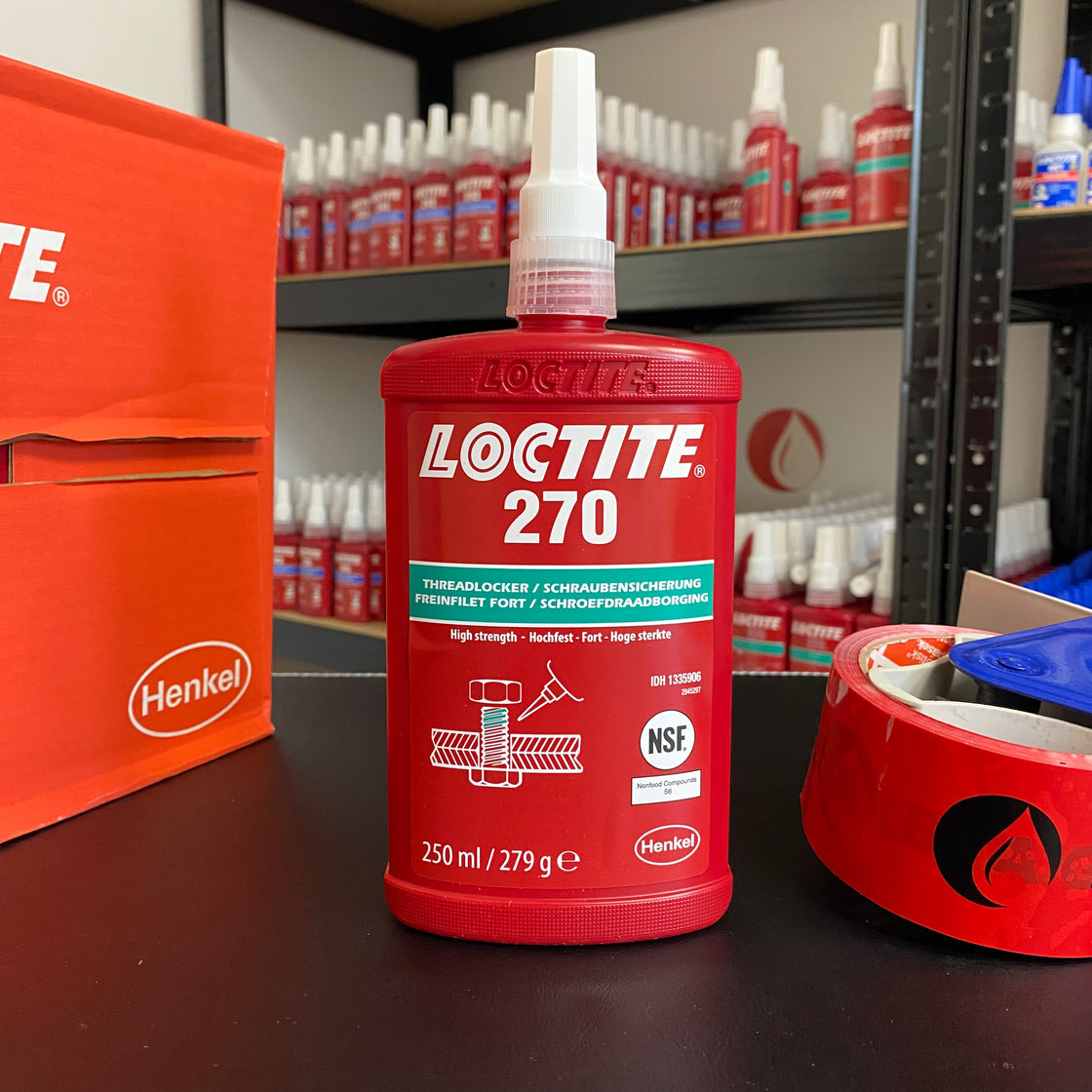 Loctite 270 – frein-filet haute résistance pour fixations permanentes