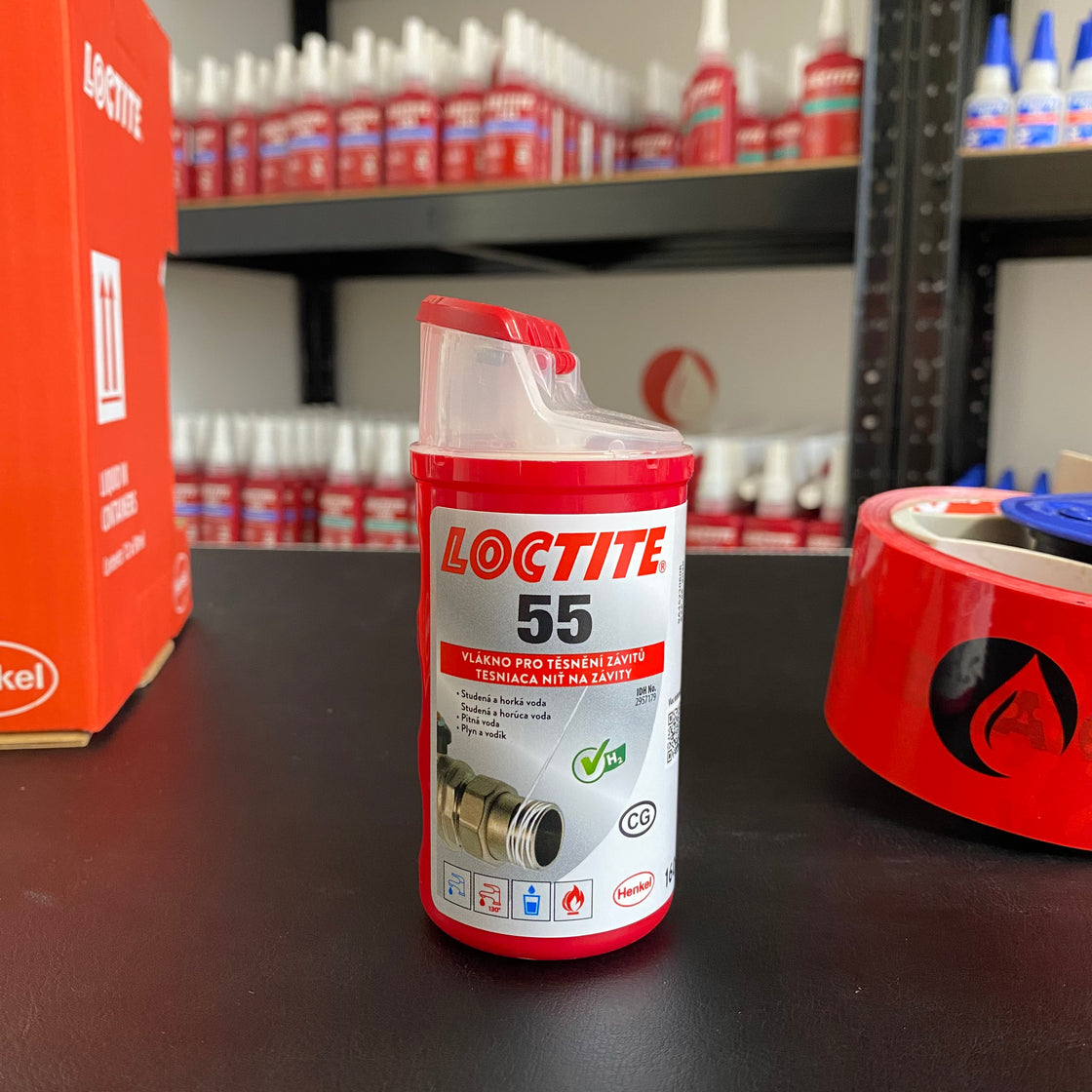 Loctite 55 – fil d’étanchéité pour raccords filetés gaz, eau et air comprimé