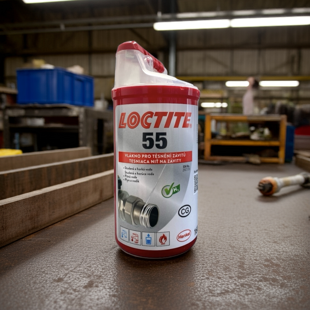 Loctite 55 – 160m, Fil d'Étanchéité Universel pour Raccords Filetés